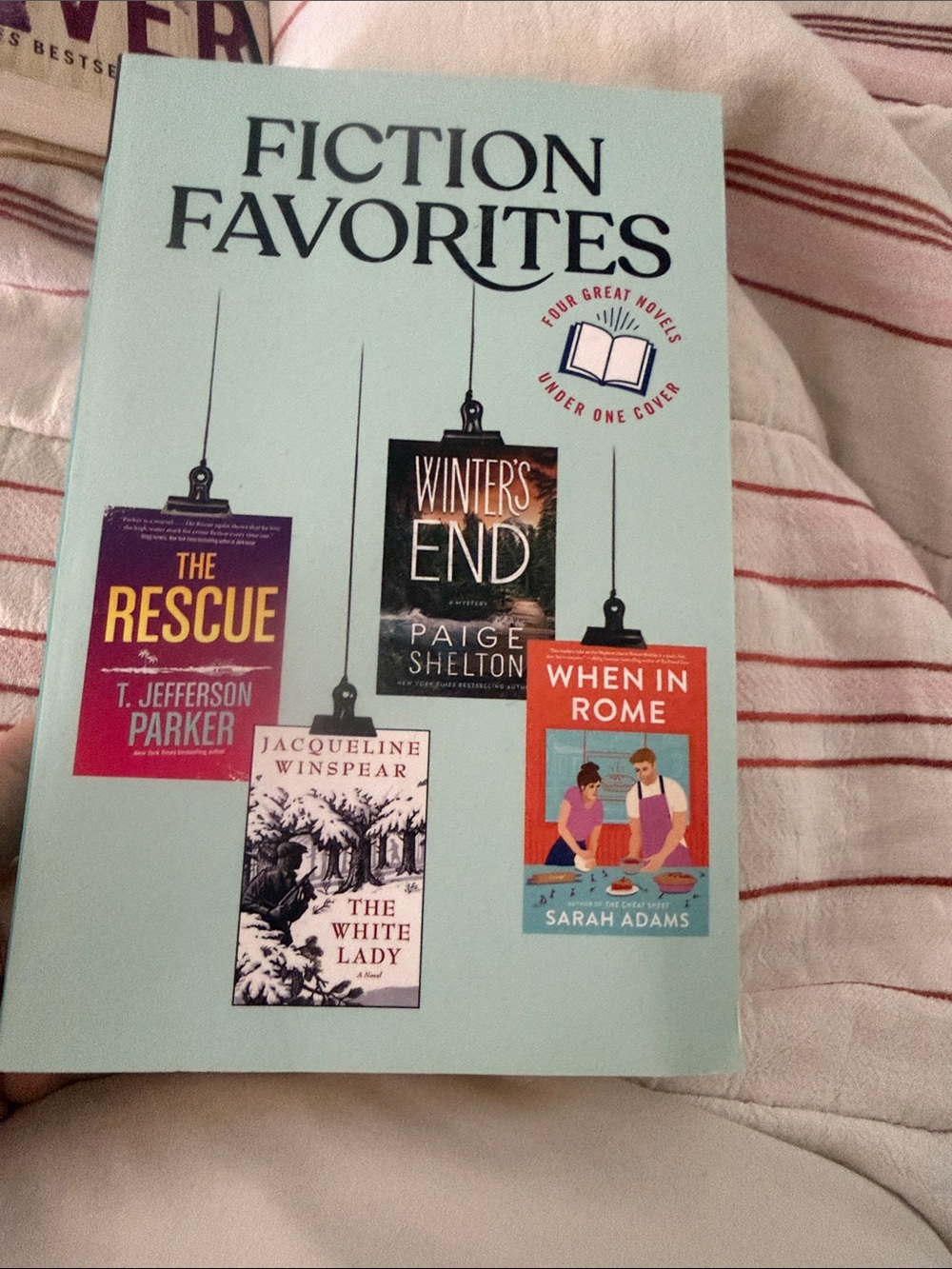 Fiction Favorites Paperback Book - Light Blue Cover